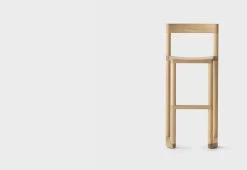 Pier Barstool, 2020 -Comfortable Home twentytwentyone resident Leonard Kadid Pier Barstool Umber 2