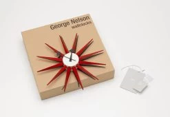 Vitra Sunburst Clock, 1948 -Comfortable Home vitra george nelson sunburst clock 11