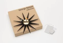 Vitra Sunburst Clock, 1948 -Comfortable Home vitra george nelson sunburst clock 8